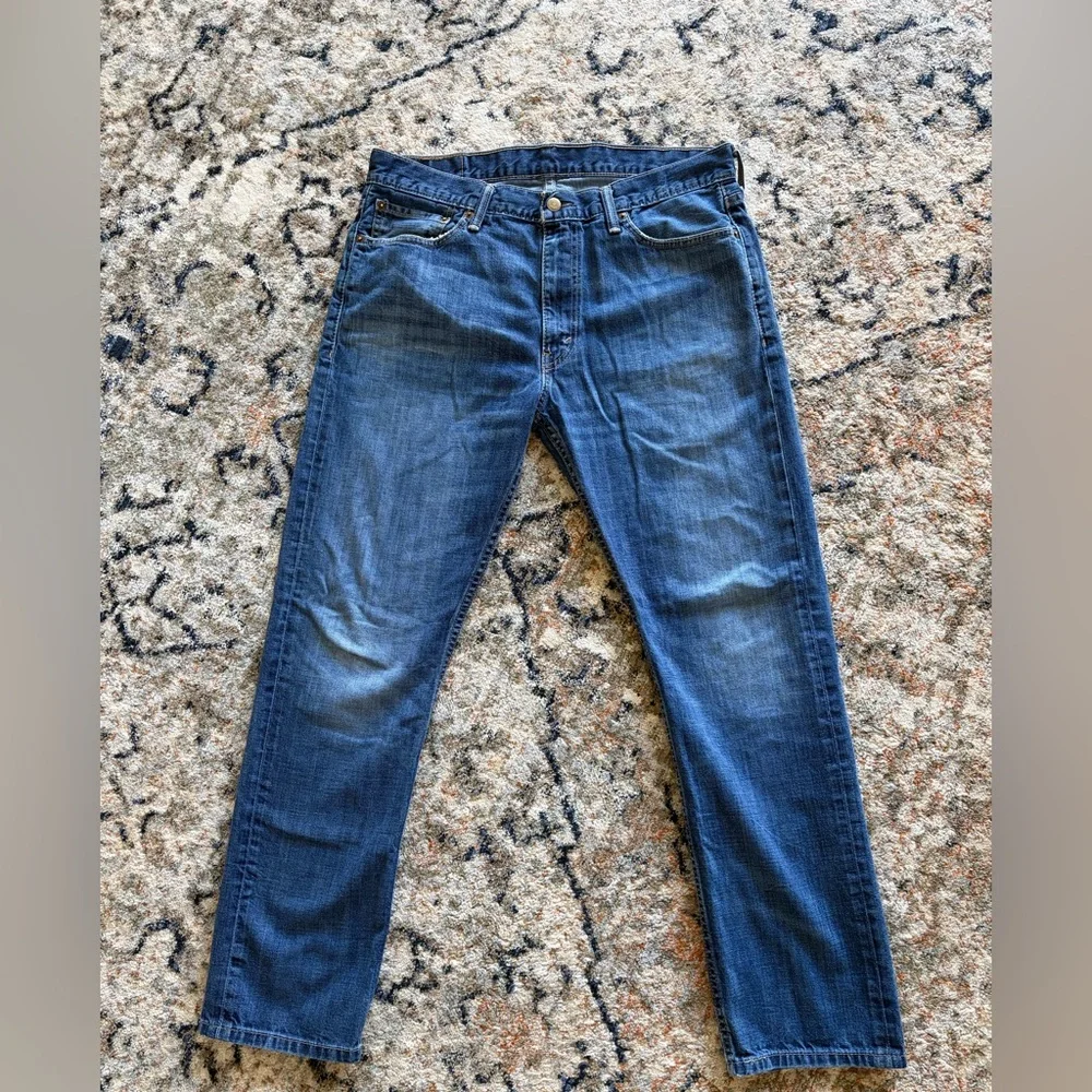 Levi’s 513 Slim Straight Jeans Men’s 36x32 Medium Wash Denim